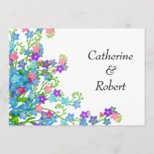 Oubliez-moi les invitations pour les mariages dans