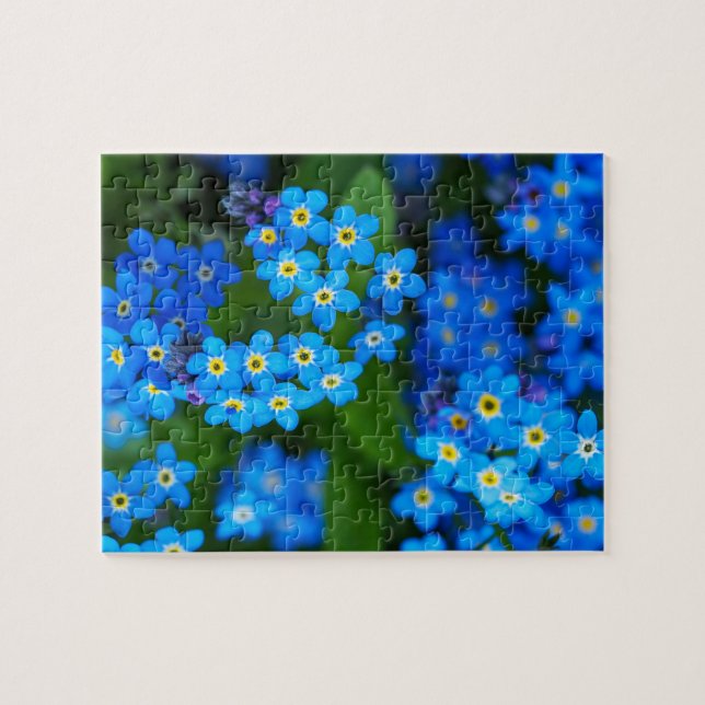Oubliez-moi pas Floral Jigsaw Puzzle (Horizontal)