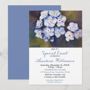 OUBLIEZ-MOI PAS FLOWER PARTY INVITATION