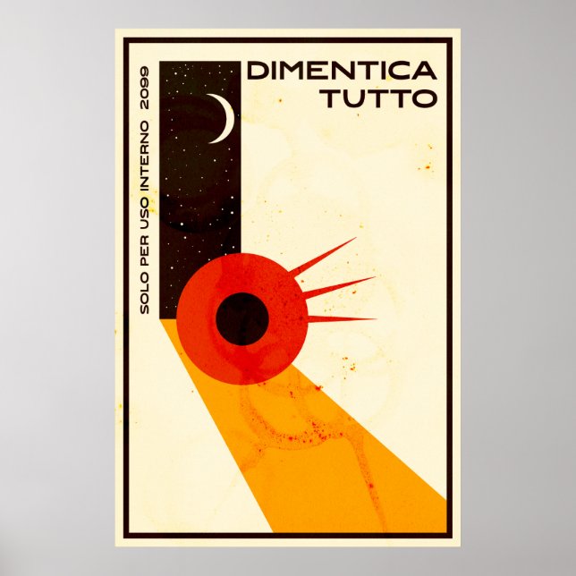 Oubliez tout poster de cinéma italien (Devant)
