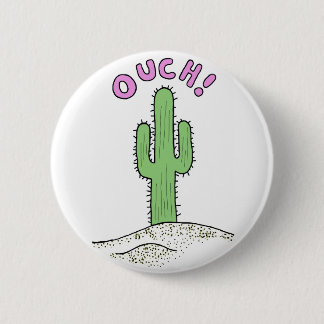 OUCH! 2 INCH ROUND BUTTON