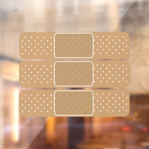 Ouch Bump Sticky Plaster Novelty  Window Cling