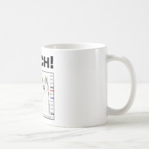 OUCH! Dow Jones Industrial Average Chart 8/11 Coffee Mug
