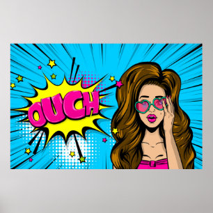 Ouch girl poster
