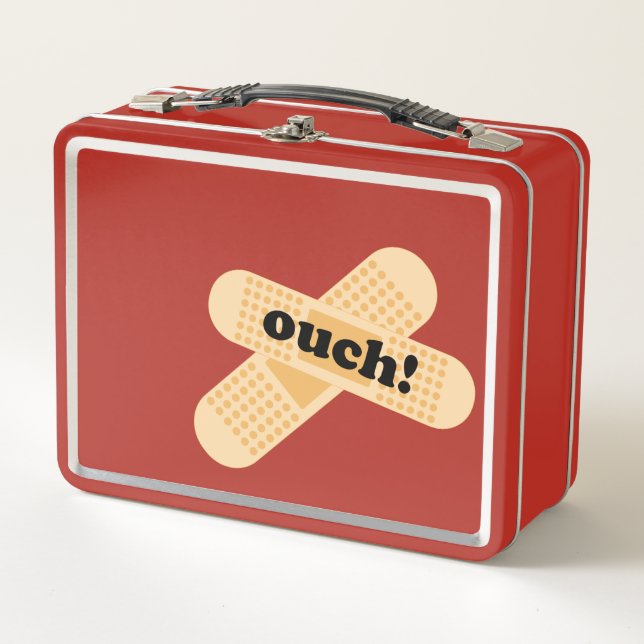Ouch ! Lunch box en métal (Devant)