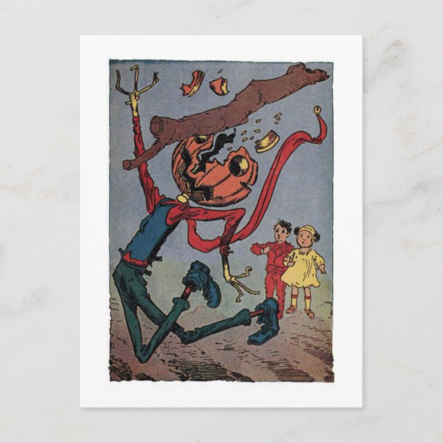 Ouch! Vintage Little Wizard of Oz Postcard (Front)