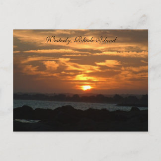 Ouest, carte postale de Rhode Island
