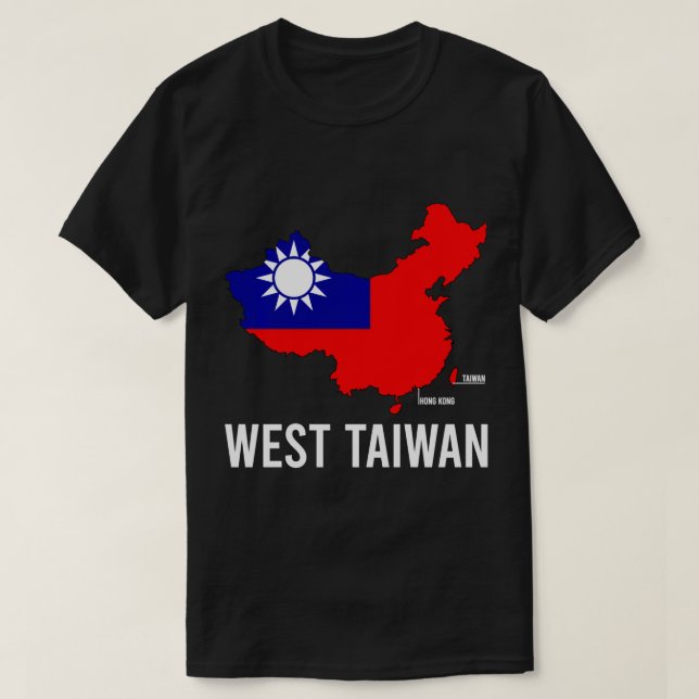 Ouest Taïwan Chemise Ouest Taïwan TShirt Ouest Taï (Design devant)