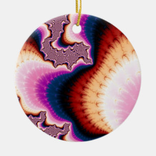 Ouh Christmas Fractal Ceramic Ornament