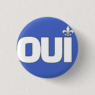 OUI 1 INCH ROUND BUTTON