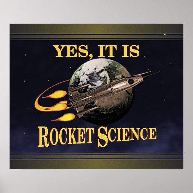 Oui, C'Est Une Poster De Rocket Science (Devant)