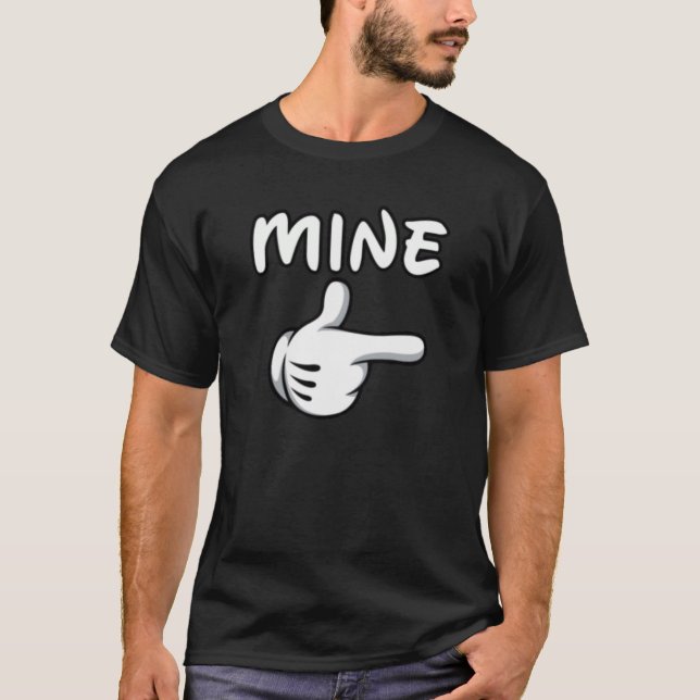 Oui elle est T-shirt de mine (Devant)