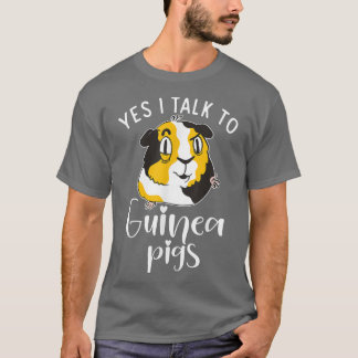 Oui, je parle au T-shirt des cochons mignons de Gu