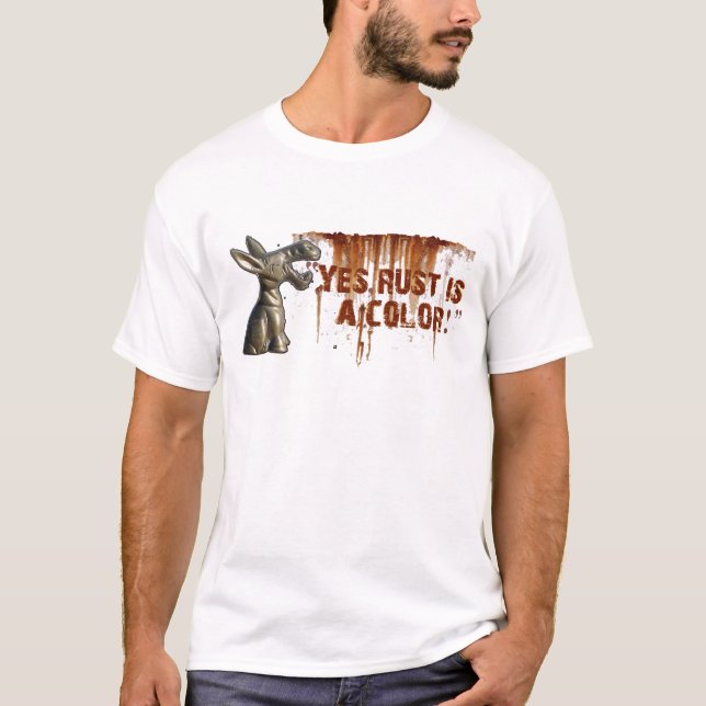 Oui, la rouille est un T-shirt de couleur (Devant)