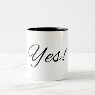 Oui! Mug café motivationnel