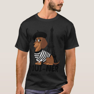 Oui-Ner Dog Funny Dachshund Wiener Meme T-Shirt