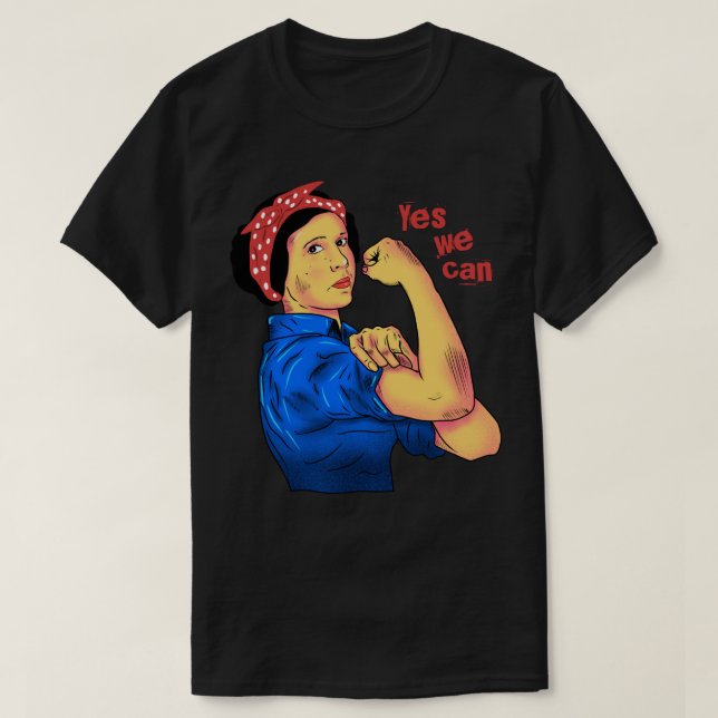 Oui Nous pouvons Féminiser T-shirt (Design devant)