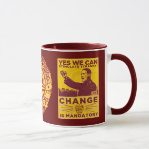 Oui nous pouvons ! Obama charrient la tasse