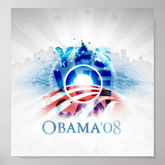 OUI NOUS POUVONS - Poster d'Obama '08