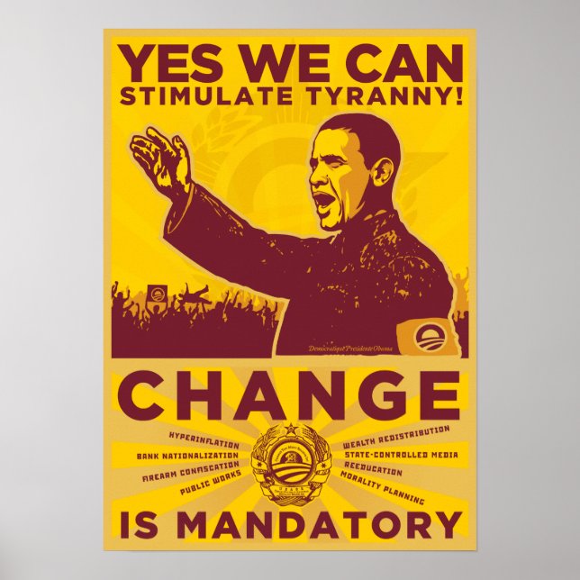 OUI NOUS POUVONS : Stimuler la tyrannie Poster (Devant)