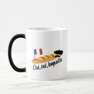 Oui Oui Baguette - Funny French Food Magic Mug