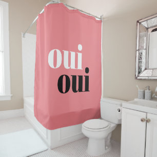 Oui Oui Modern Coral Salmon Pink Simple typography