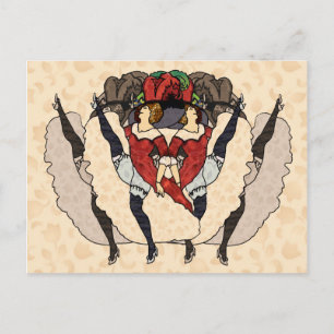 Oui! Oui! Oui! Flora Postcard