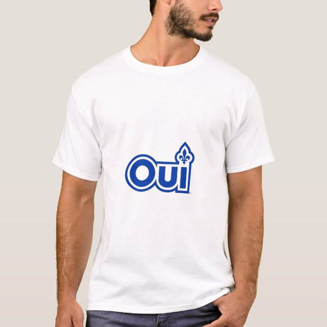 OUI Quebec Referendum T-Shirt (Front)