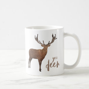 Oui tasse de cerfs communs