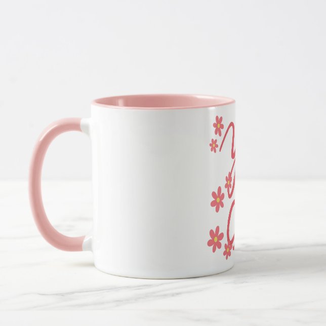 Oui, vous pouvez" Citation Motivationnelle Mug (Gauche)