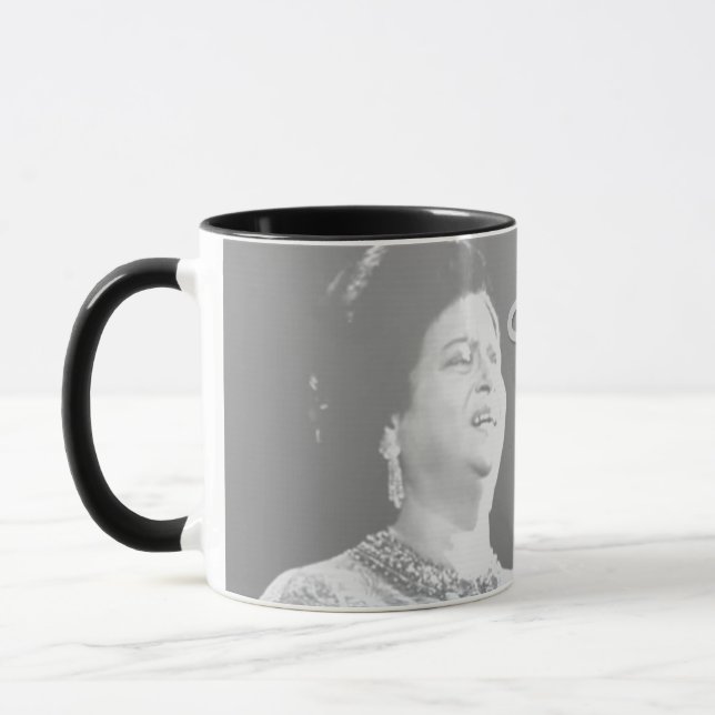 Oum Kalthoum Mug (Left)