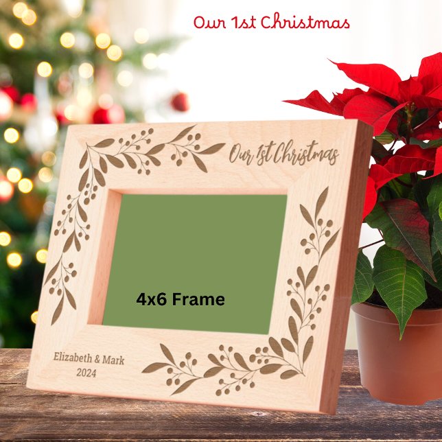 Our 1st Christmas - Personalized Engraved Frames (Creator Uploaded)
