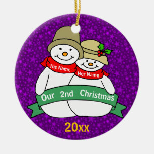 Our 2nd Christmas Ceramic Ornament