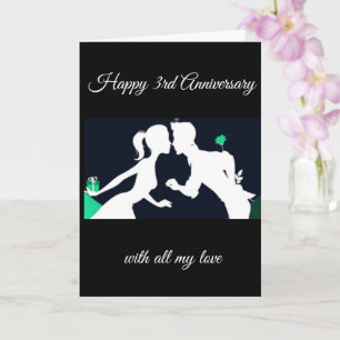 ***OUR 3rd ANNIVERSARY*** ANNIVERSARY CARD