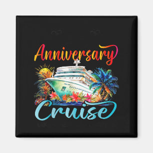 Our 40th anniversary cruise husband wife couple cr magnet