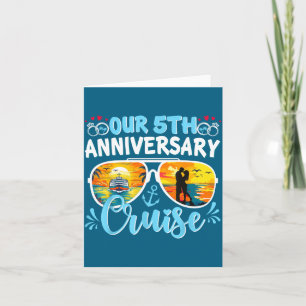 Our 5th anniversary cruise husband wife couples cr card