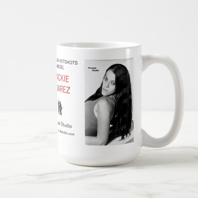 OUR 6th PROLOOK HOTSHOTS MODEL - JACKIE JUAREZ Coffee Mug (Right)