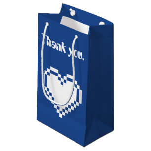 Our 8-Bit Hearts in Blue Gift Bag