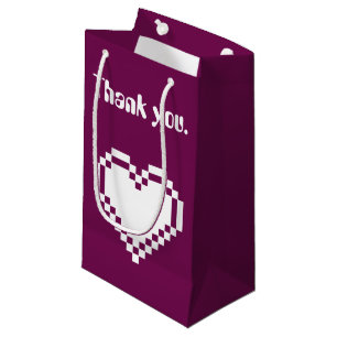 Our 8-Bit Hearts in Wine Gift Bag