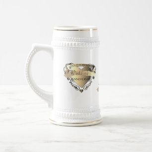 Our 8th Bronze Wedding Anniversary Beer Stein