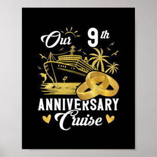 Our 9th Anniversary Golden Cruise Vacation Couple  Poster