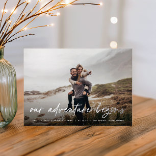 Our Adventure Begins   Full Photo Save the Date