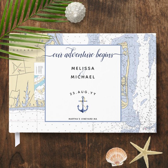 Our Adventure Begins ⚓️ Martha's Vineyard Nautical Guest Book (Our Adventure Begins ⚓️ Martha's Vineyard Nautical Guest Book
)