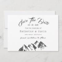 Our Adventure Begins ⎥ Save The Date Photo Card