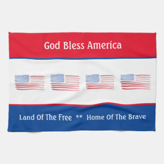 Our American Flag Kitchen Towel