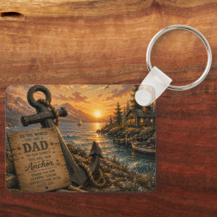 Our Anchor Father's Day Keychain