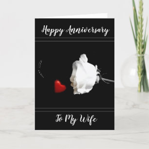 **OUR ANNIVERSARY** WIFE U MEAN WORLD TO ME CARD