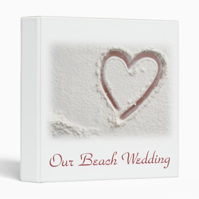 Our Beach Wedding Binder (Front/Spine)