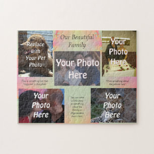 Our Beautiful Family Life Photos Jigsaw Puzzle