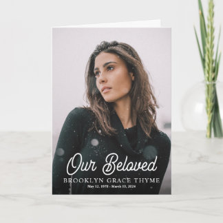 Our Beloved Full Photo Memorial Program